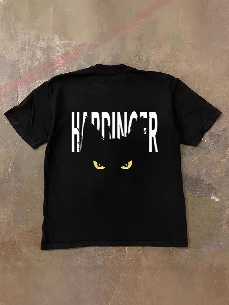 TAON Y2K Cat-Eye Graphic Tee