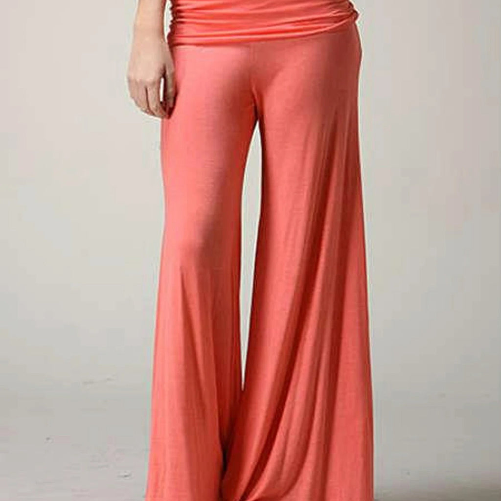 TAON Wide-Leg Flared Trousers